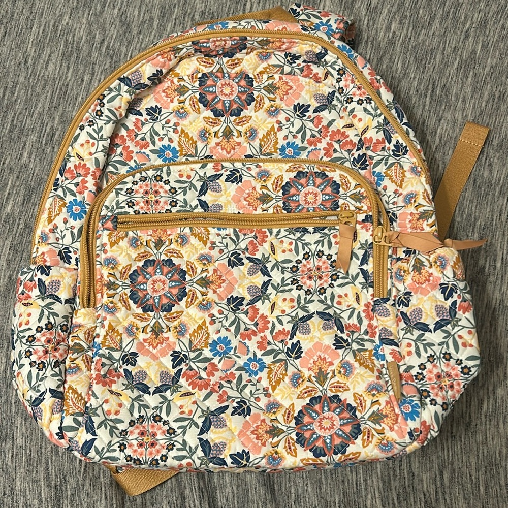 Vera bradley campus backpack - used a few times but practically brand new